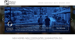 Desktop Screenshot of madisonhomesinc.com